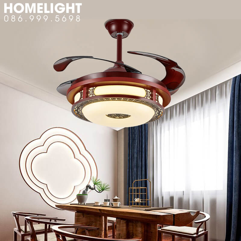 Quạt trần đèn cao cấp - HL-FAN018