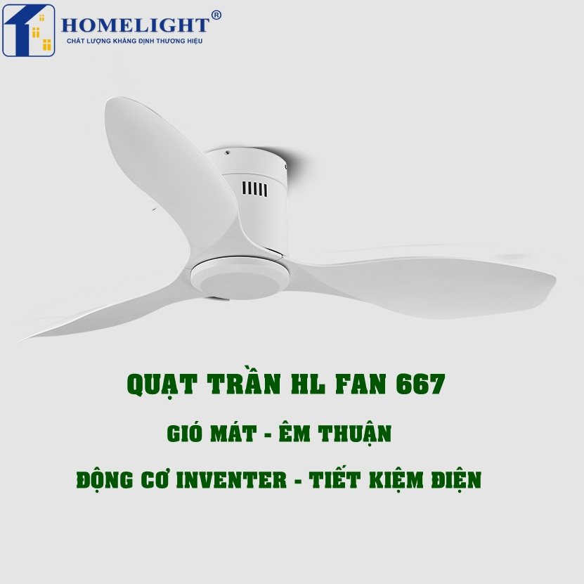 Quạt trần đèn HL FAN 667