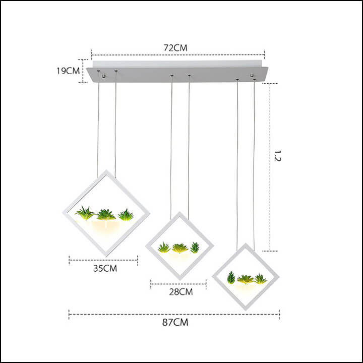 DTM016-3 - Mẫu đèn thả trần Led trang trí bàn ăn hiện đại giá rẻ tại Hà Nội