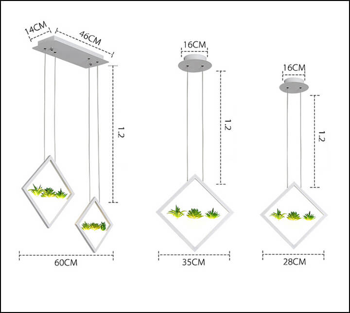 DTM016-3 - Mẫu đèn thả trần Led trang trí bàn ăn hiện đại giá rẻ tại Hà Nội