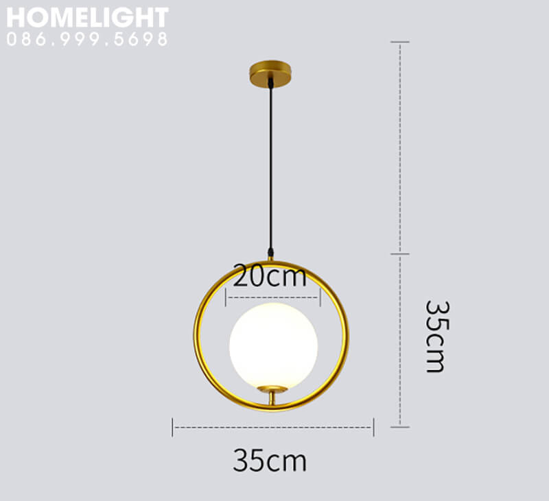 Đèn thả bàn ăn cao cấp TH735