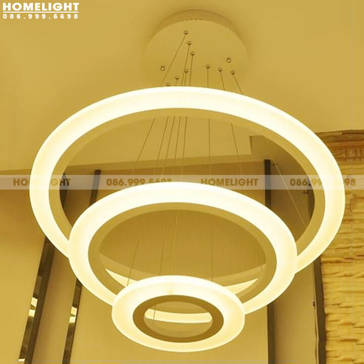 Đèn thả trang trí phòng khách đẹp giá rẻ cho chung cư tại Hà Nội