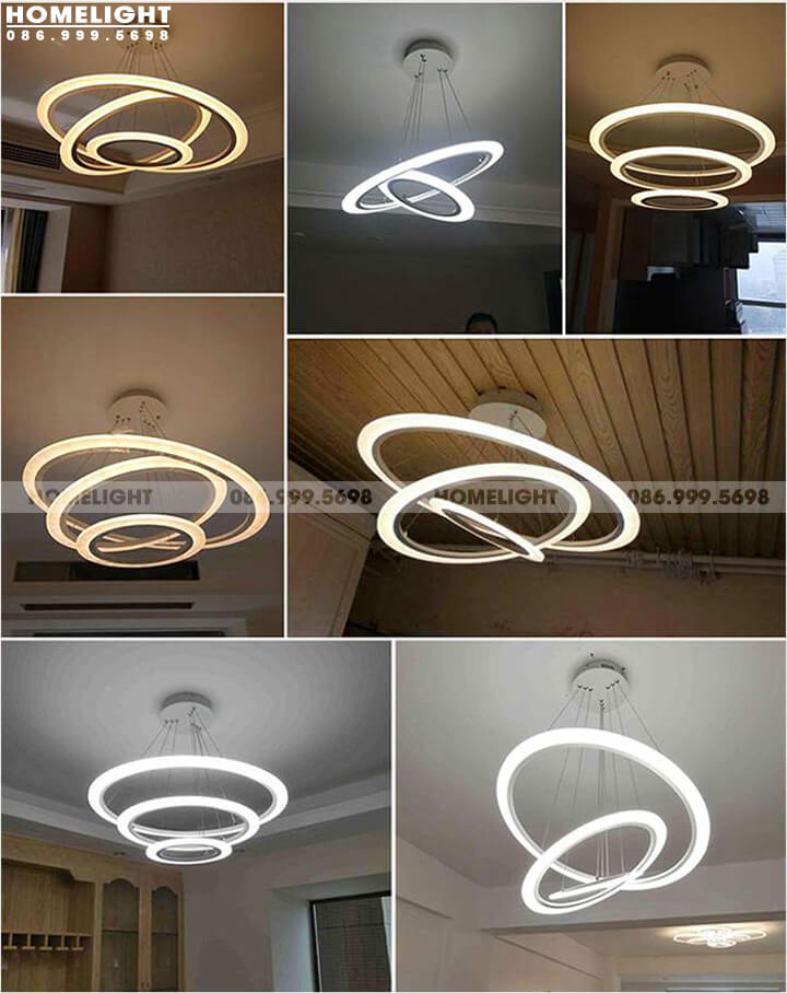 Đèn thả trang trí phòng khách đẹp giá rẻ cho chung cư tại Hà Nội