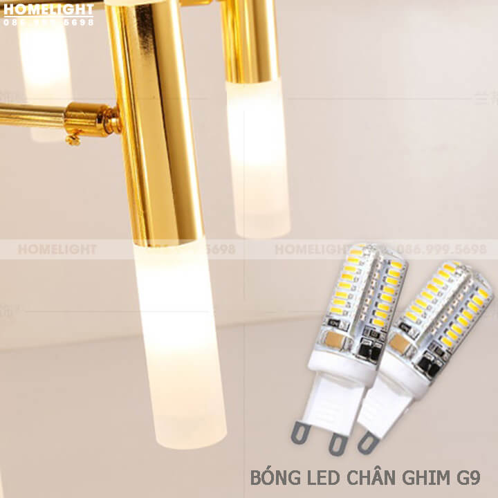 Sản phẩm sử dụng bóng led chân ghim G9 siêu bền