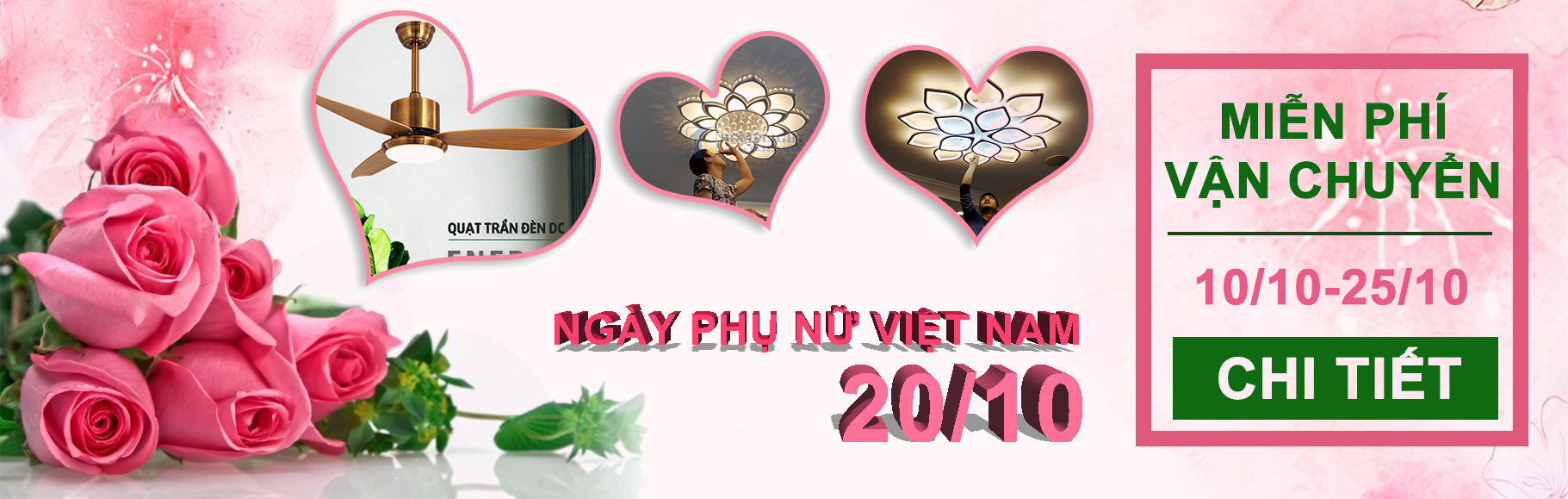 Khuyến mãi đặc biệt nhân dịp 10/10/2019 và 20/10/2019