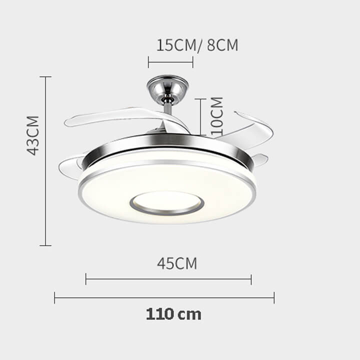 Quạt trần đèn cánh cụp - HL-FAN011