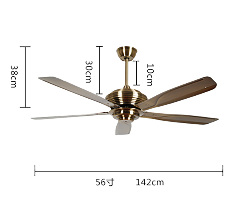 Đèn quạt trần giá rẻ HL-FAN6501TA