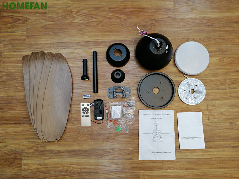 Quạt trần đèn trang trí phòng khách đẹp -HL-FAN660