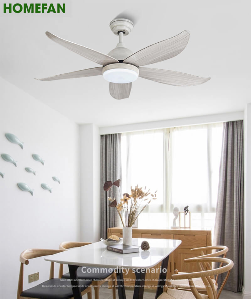 Quạt trần trang trí phòng khách chung cư hiện đại tại HN 2019