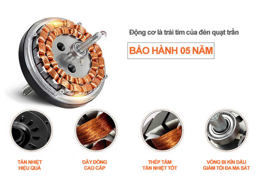 Quạt trần phòng khách đẹp hiện đại, trang trí nội thất ở Hà Nội