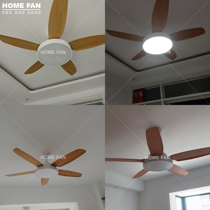 Quạt trần phòng khách đẹp hiện đại, trang trí nội thất ở Hà Nội