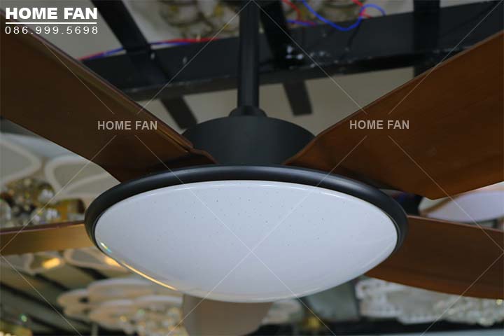 Quạt trần đèn trang trí phòng khách đẹp -HL-FAN699