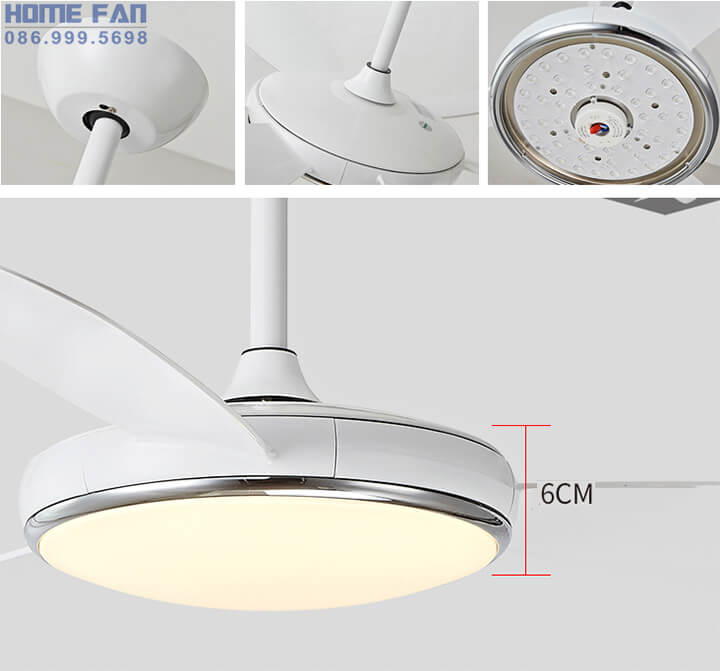 Quạt trần có đèn chùm - HL-FAN682