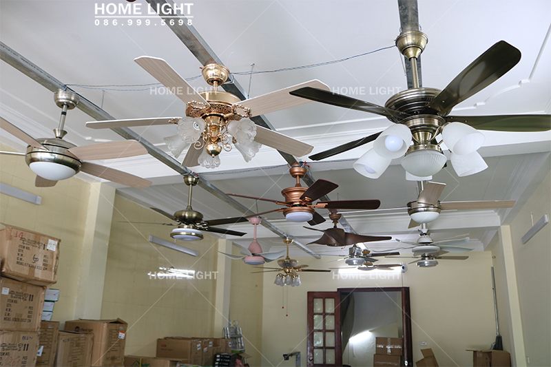 Quạt trần đèn trang trí hiện đại đẹp giá rẻ tại Hà Nội, HCM - HL-FAN073