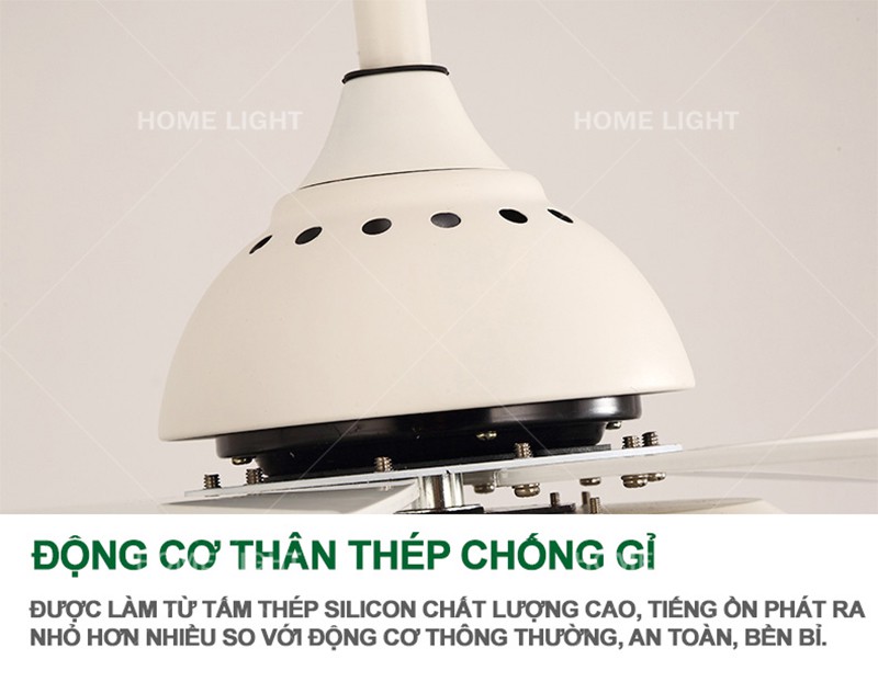 Quạt trần đèn trang trí phòng khách đẹp -HL-FAN089