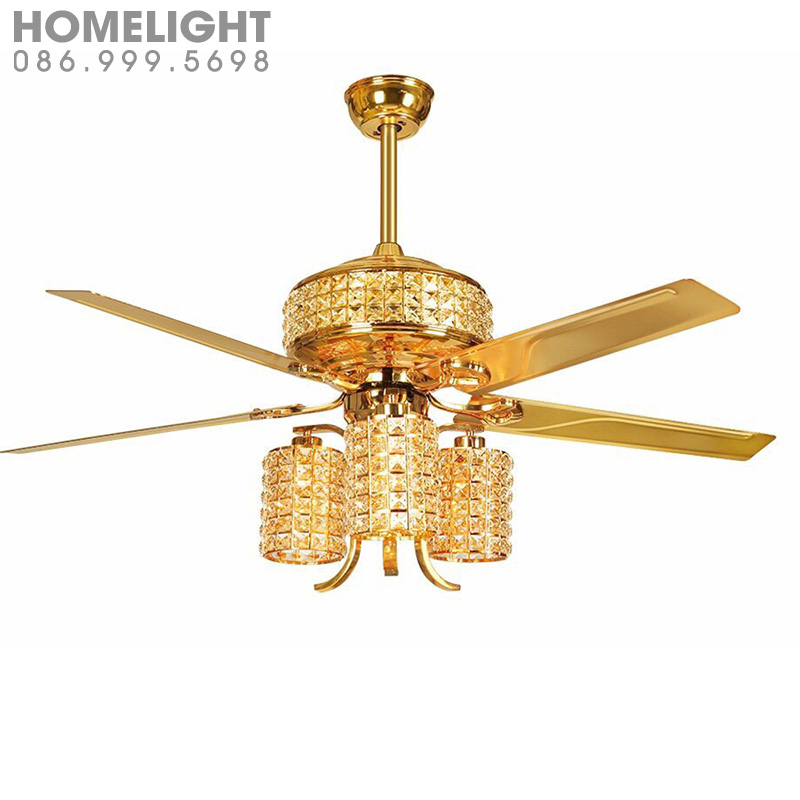 Quạt trần đèn chùm HL-FAN7111