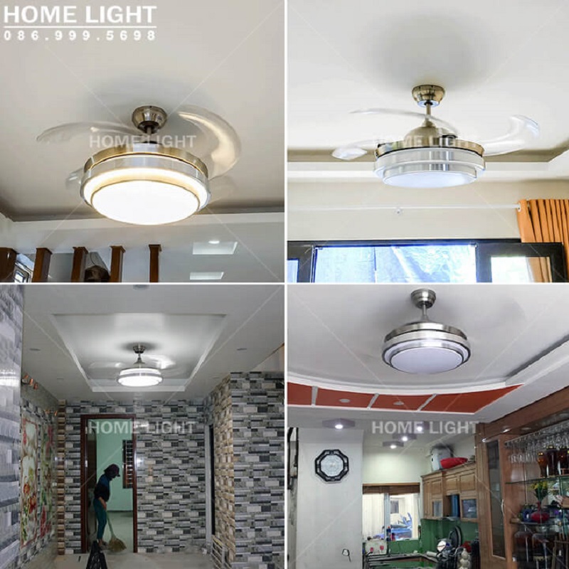 Quạt trần đèn trang trí hl-fan010