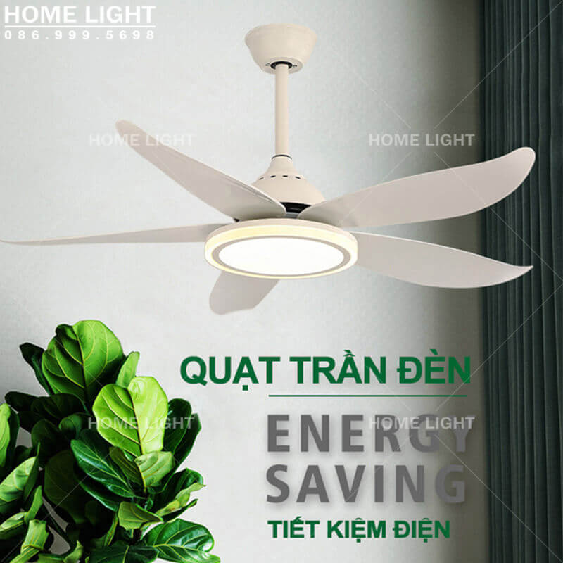 Quạt trần đèn trang trí hl-fan089