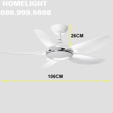 Quạt trần đèn HL Fan 512T