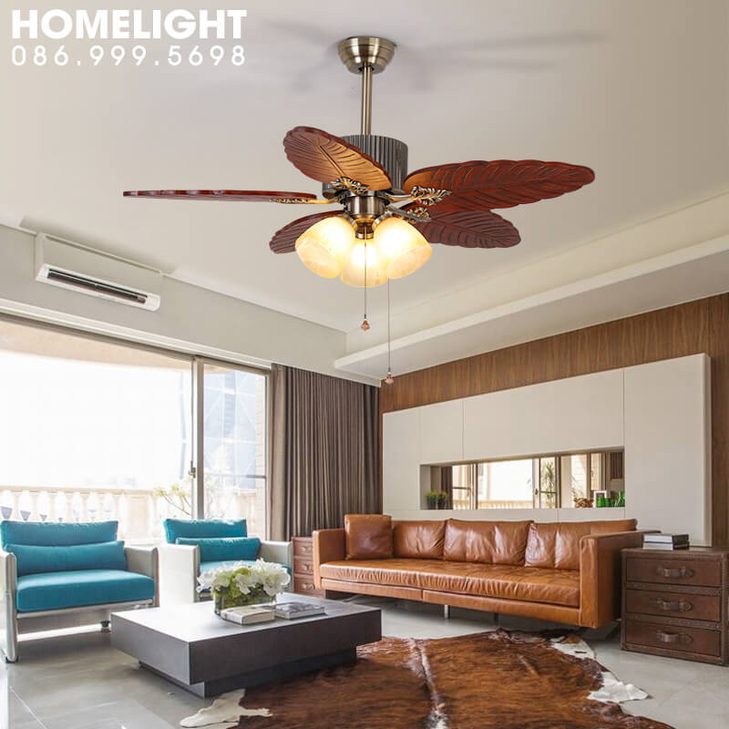 Quạt trần đèn trang trí HL-FAN799