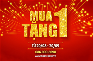 Khuyến mãi Tháng 8 – Mua 1  Tặng 1 – 20/08 – 20/09