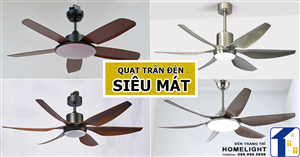 Quạt trần đèn trang trí động cơ DC có ưu nhược điểm gì