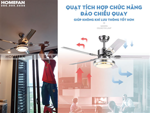 3 mẫu quạt trần đèn giá rẻ đẹp dưới 3 triệu