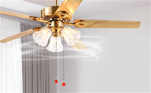Top 3 mẫu quạt trần đèn tân cổ điển cánh sắt nổi bật 2020