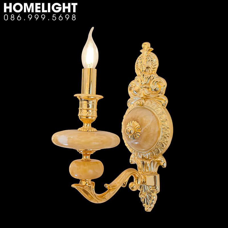 Đèn ttường đồng nến – 9266-1