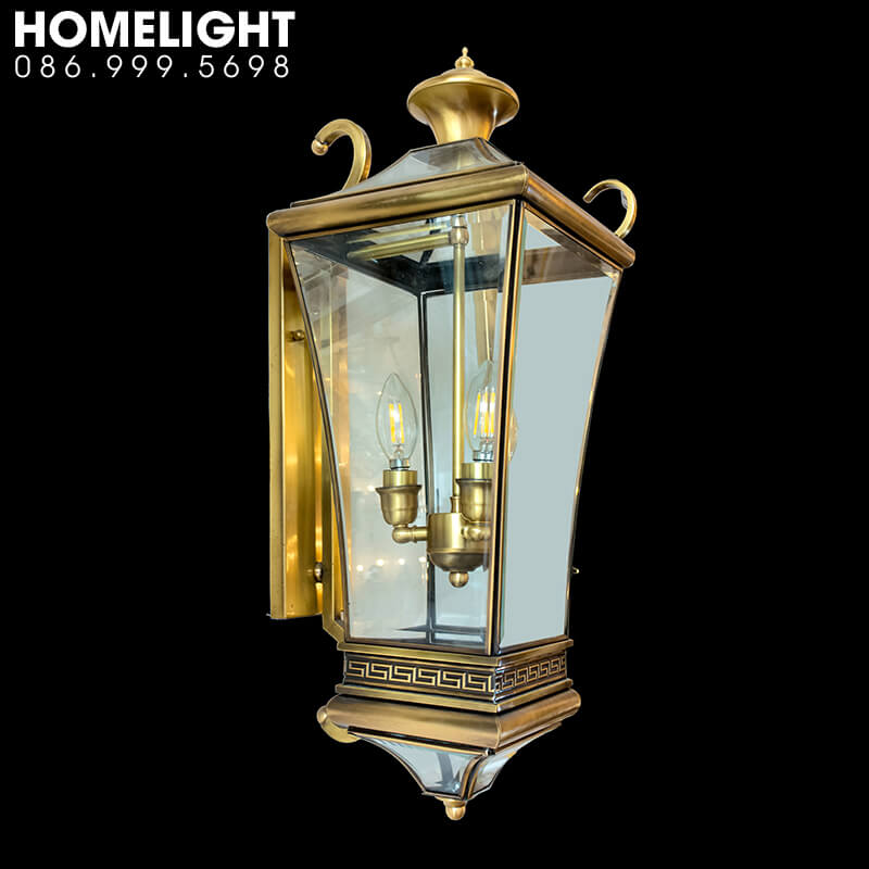 Đèn tường đồng ngoài trời – B6022-3
