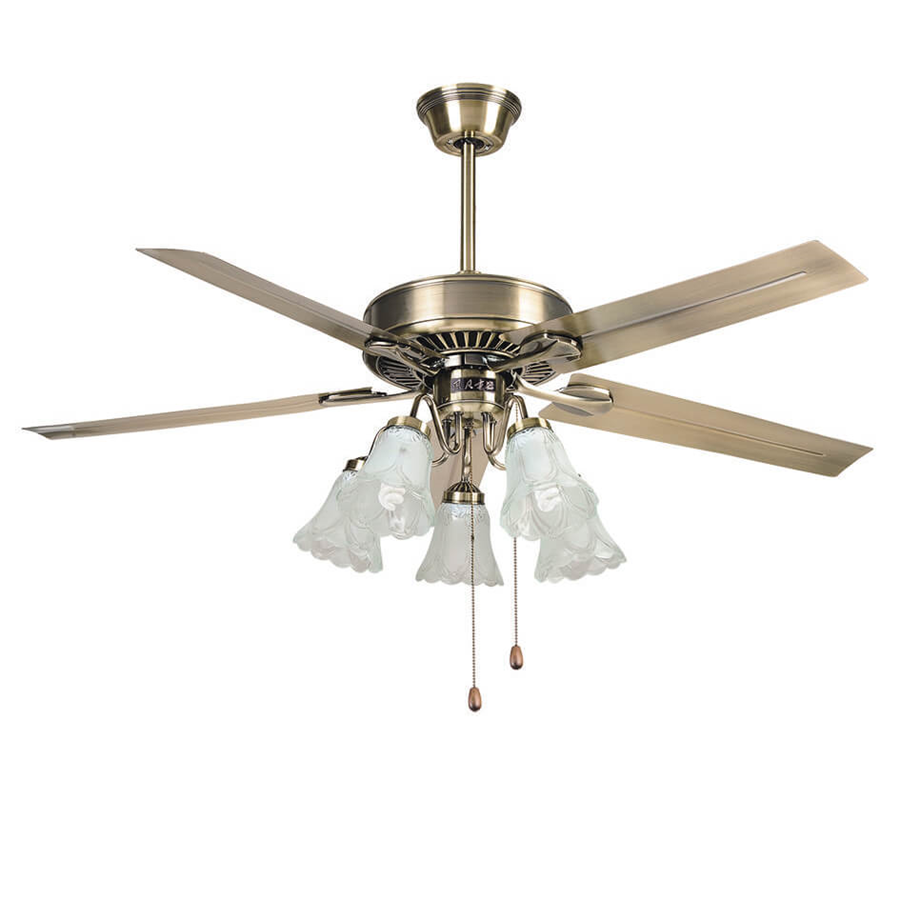 Quạt trần đèn tân cổ điển – T52-6380TA