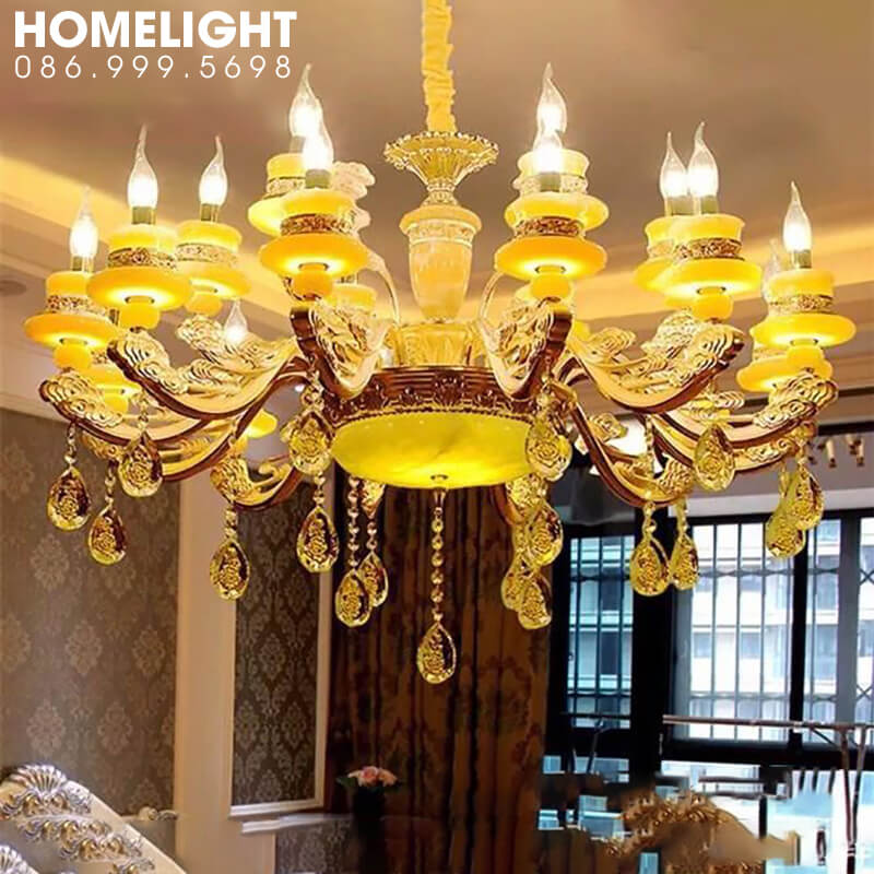 Đèn chùm đồng – DCD1615