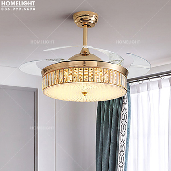 Quạt trần đèn cánh cụp – HL-FAN006