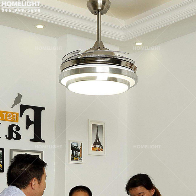 Quạt trần đèn cánh cụp – HL-FAN010