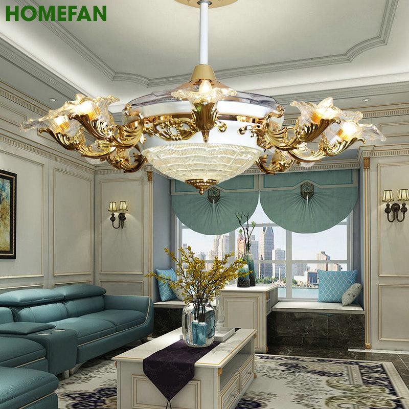 Quạt trần đèn cánh xếp HL-FAN016-T