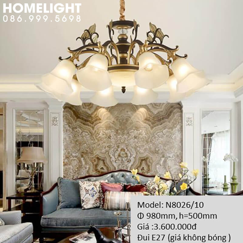 Đèn chùm giá rẻ – N8026/10
