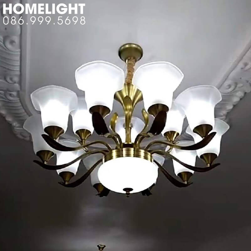 Đèn chùm pha lê tân cổ điển – G26