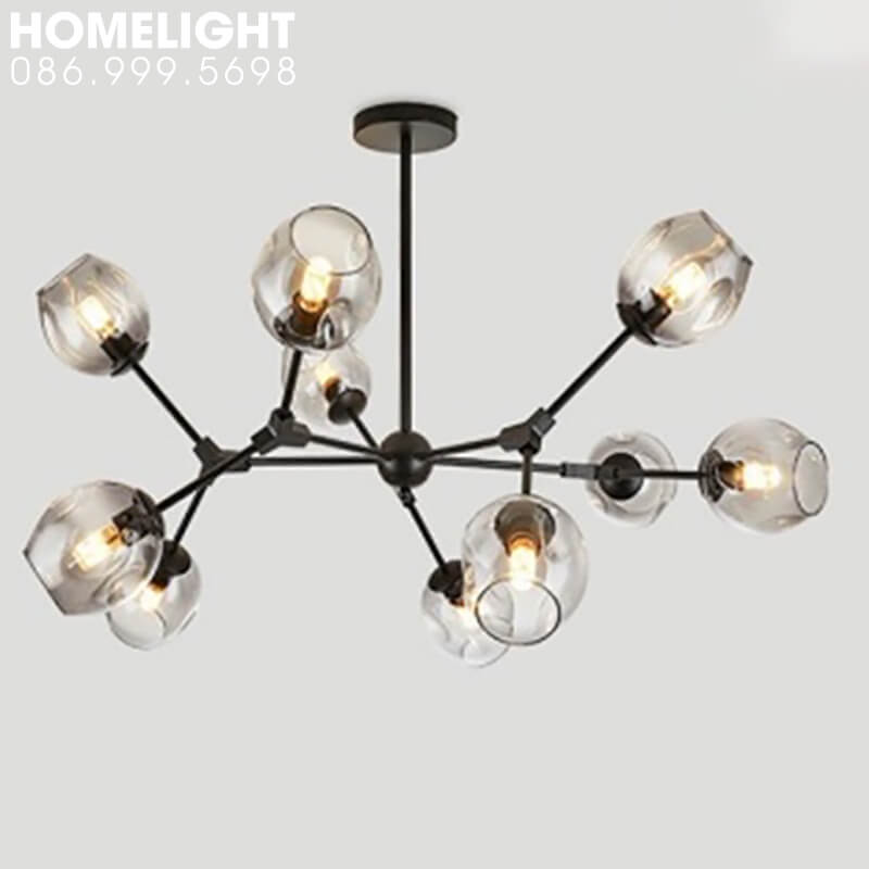 Đèn thả pha lê hiện đại – LADY106-10D