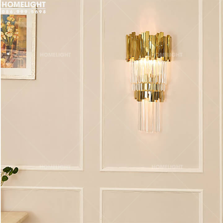 Đèn tường pha lê trang trí cao cấp – TPL005