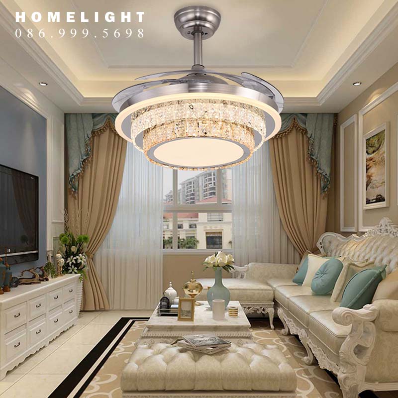 Quạt trần có đèn trang trí cụp xòe GMN42