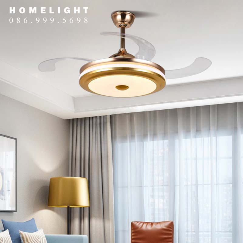 Quạt trần có đèn trang trí cụp xòe GMN53V