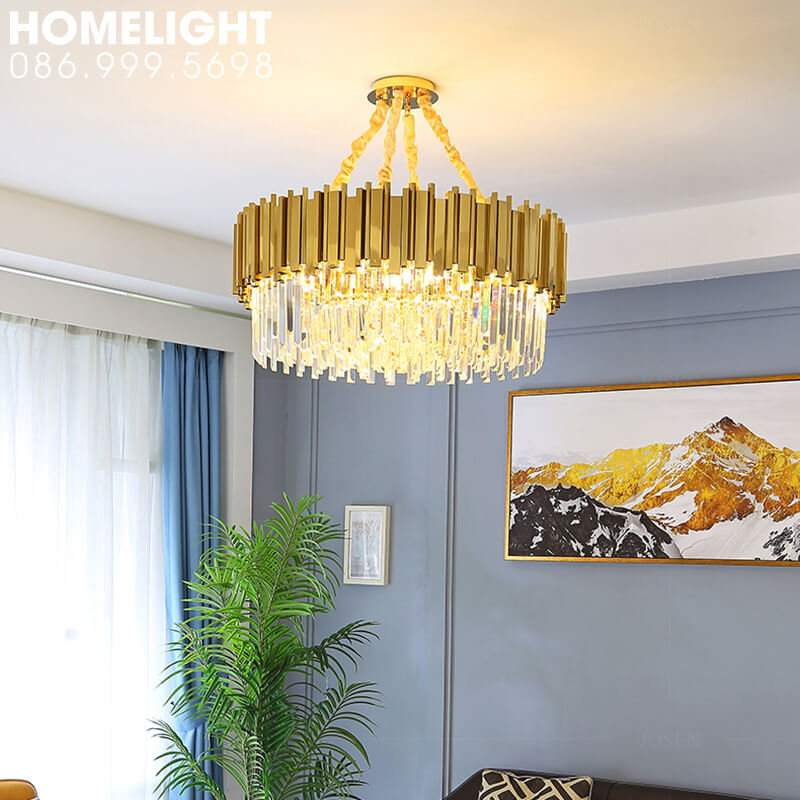 Đèn chùm thả pha lê LADY038-750