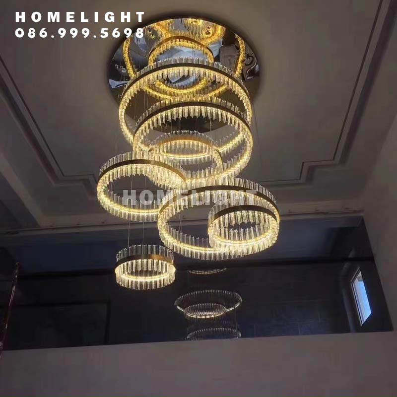 Đèn chùm thả thông tầng CTTT003