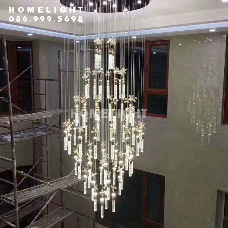 Đèn chùm thả thông tầng CTTT007
