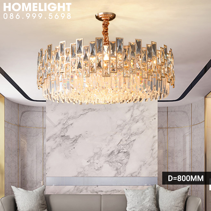 Đèn thả pha lê cao cấp Luxury TPLLUX002-800