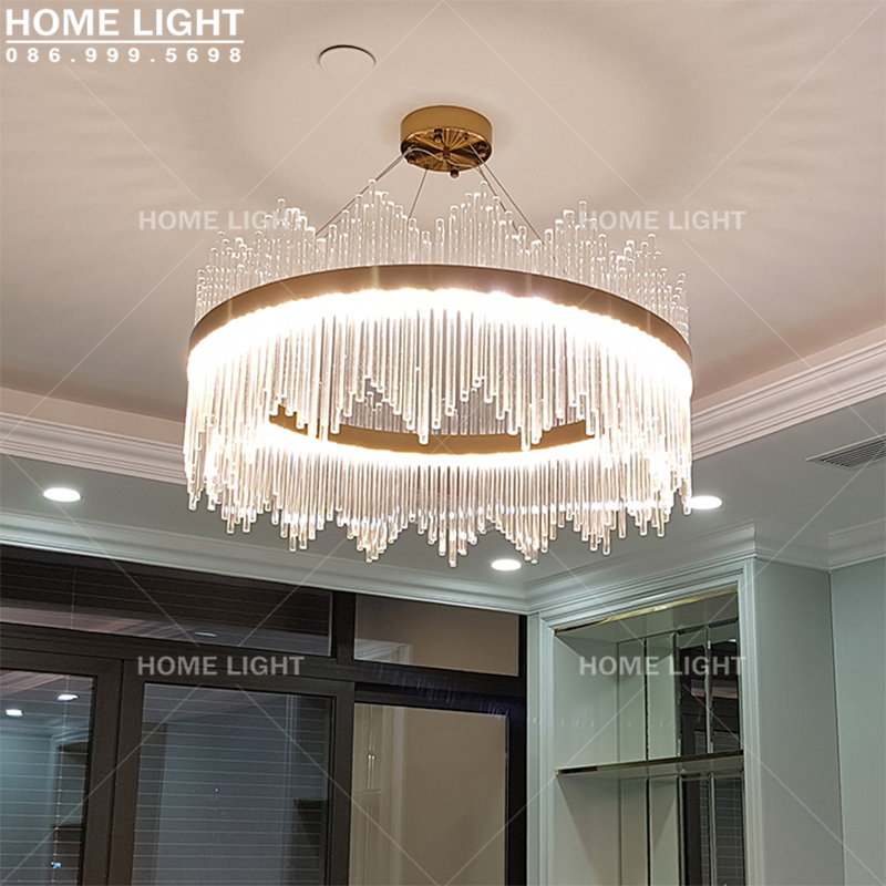 Đèn thả trần pha lê hiện đại – LADY004-800