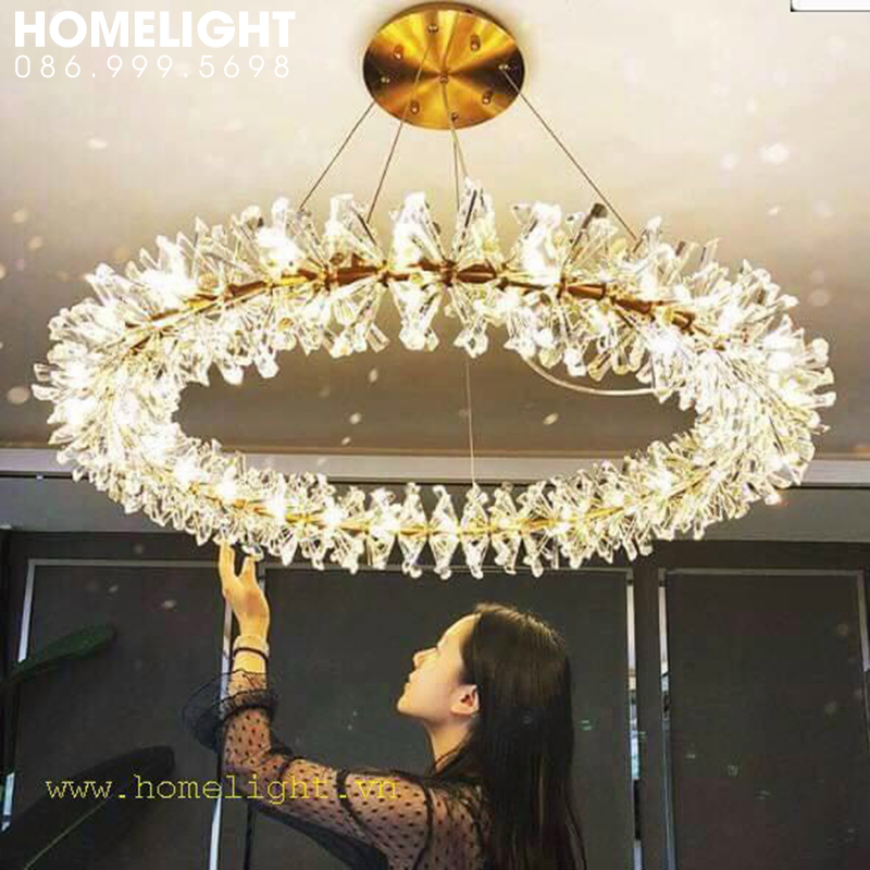 Đèn thả pha lê LADY080-800
