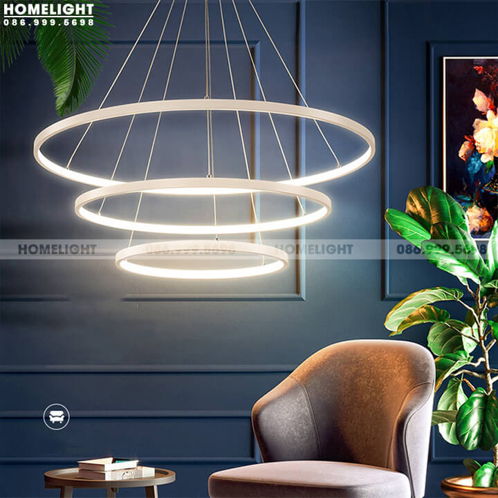 Đèn treo thả phòng khách hiện đại DTL001T