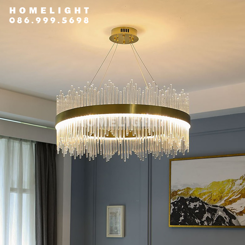 Đèn thả trần pha lê – LADY004-600