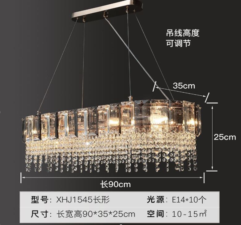Đèn thả pha lê cao cấp TPLLUX022L